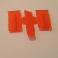 Corgi Toys  338 Camaro 343 Pontiac Firebird Interior Door Panels