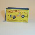 Matchbox 52 a Maserati - Yellow Repro Box D style