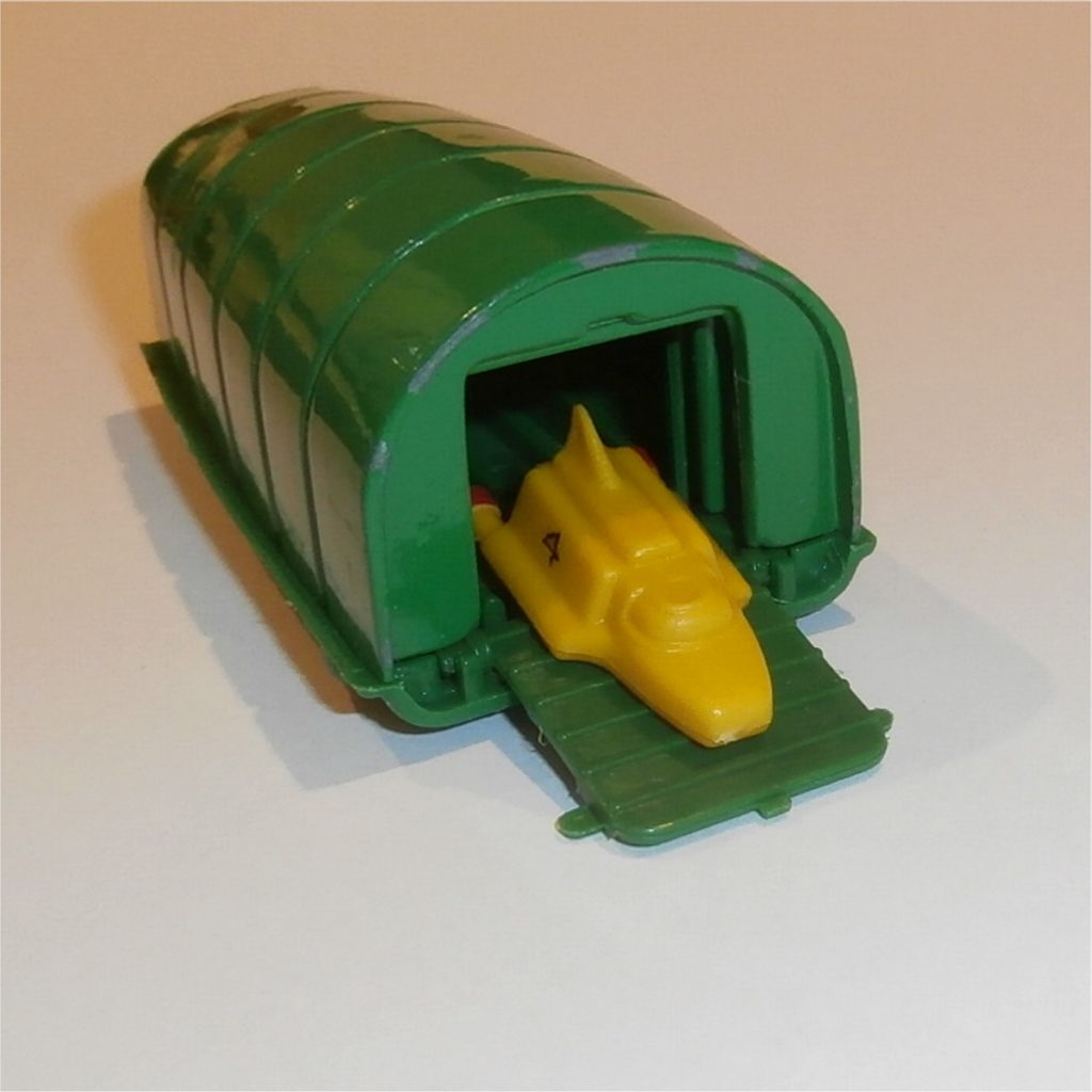 Dinky Toys Thunderbird 4 with Matchbox Thunderbird 2 Pod